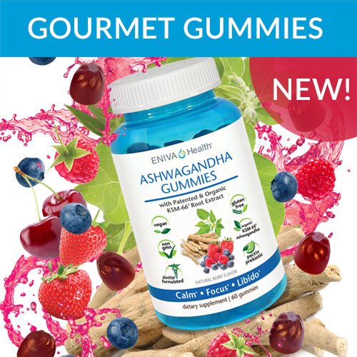 Ashwagandha Gummies with Organic KSM-66, Relaxation and Calm,* Sexual Health,* Brain Function and Focus*